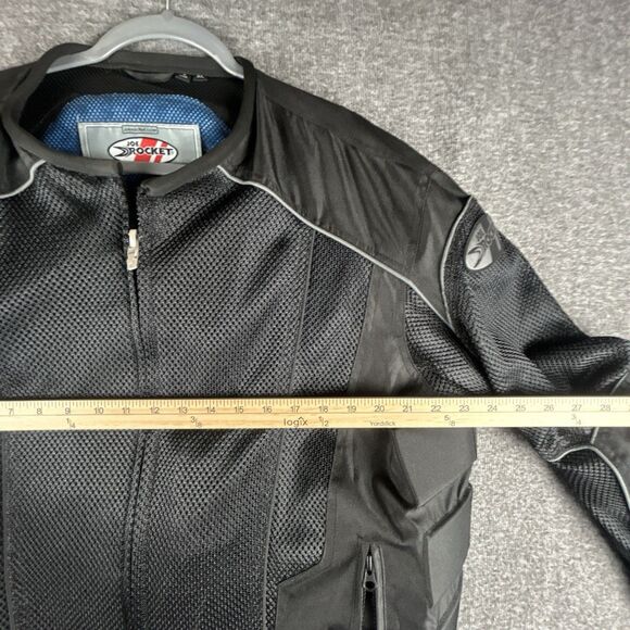 JOE ROCKET Phoenix Mesh Moto Jacket Mens Sz XL Lightweight Textile Back Plate - Picture 14 of 15